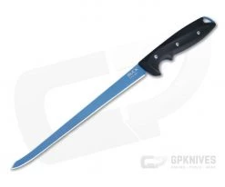 Buck Knives Abyss Blue Cerakote 420HC Dark Blue GFN 9.5" Flexible Fixed Blade Fillet Knife 0036BLS