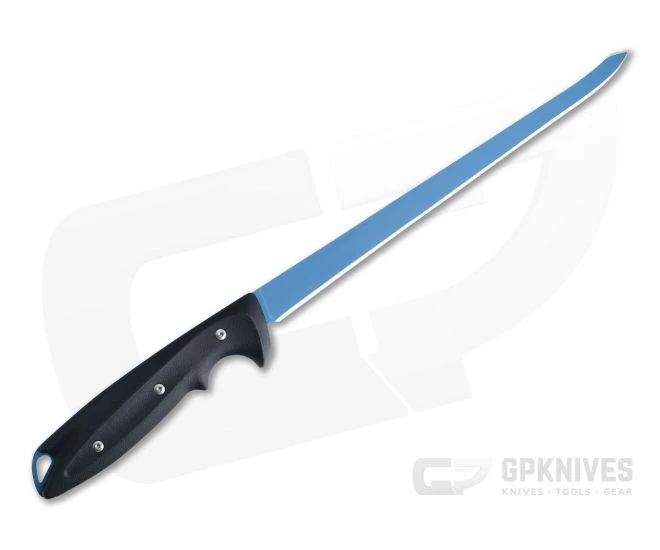 Buck Knives Abyss Blue Cerakote 420HC Dark Blue GFN 9.5" Flexible Fixed Blade Fillet Knife 0036BLS 3 Buck Knives Abyss Blue Cerakote 420HC Dark Blue GFN 9.5" Flexible Fixed Blade Fillet Knife 0036BLS - Image 3