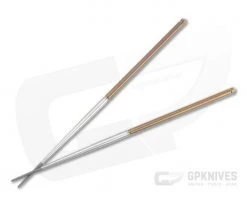 Foltsum 2-Piece Titanium Chopsticks Bronze Satin