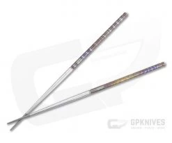 Foltsum 2-Piece Titanium Chopsticks Case Color Satin