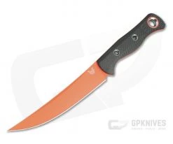 Benchmade Meatcrafter Orange S45VN Select Edge Carbon Fiber Fixed Blade 15500OR-2