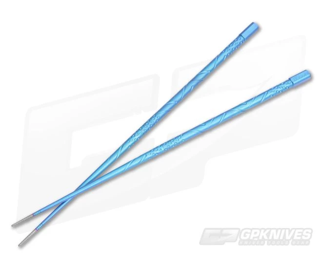 Steve Kelly TiSushi Sticks Teal Anodized Titanium Chopsticks 1 Steve Kelly TiSushi Sticks Teal Anodized Titanium Chopsticks