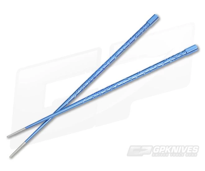 Steve Kelly TiSushi Sticks Sapphire Blue Anodized Titanium Chopsticks 1 Steve Kelly TiSushi Sticks Sapphire Blue Anodized Titanium Chopsticks