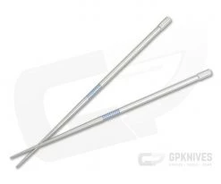 Steve Kelly TiSushi Sticks Satin w/ Blue Rings Titanium Chopsticks