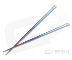 Steve Kelly TiSushi Sticks Rainbow Anodized Titanium Chopsticks 4100