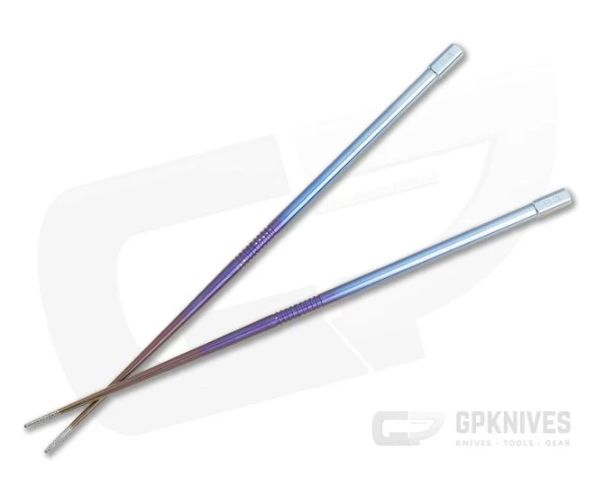 Steve Kelly TiSushi Sticks Rainbow Anodized Titanium Chopsticks 4100 1 Steve Kelly TiSushi Sticks Rainbow Anodized Titanium Chopsticks 4100