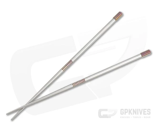 Steve Kelly TiSushi Sticks Satin w/ Bronze Rings Titanium Chopsticks 1 Steve Kelly TiSushi Sticks Satin w/ Bronze Rings Titanium Chopsticks