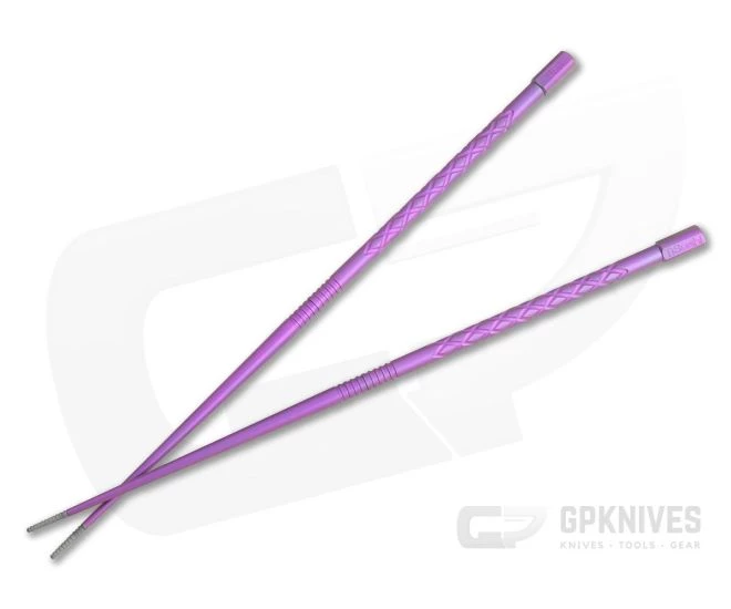 Steve Kelly TiSushi Sticks Ultraviolet Anodized w/ Milling Titanium Chopsticks 1 Steve Kelly TiSushi Sticks Ultraviolet Anodized w/ Milling Titanium Chopsticks
