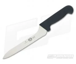 Victorinox 7 Inch Offset Bread Knife Swiss Steel Fibrox Handle 7.6058.21