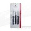 Victorinox 3-Piece Paring Knife Set Black Nylon Handle 6.7503-X3