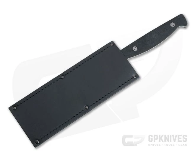 Bradford Knives 8" Chef Stonewashed AEB-L Micro Textured Black G10 Kitchen Knife 2 Bradford Knives 8" Chef Stonewashed AEB-L Micro Textured Black G10 Kitchen Knife - Image 2