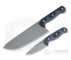 Kitchen Knives Sales Store 17 TOPS Knives Dicer 8-3 Chef's & Paring Kitchen Knife Combo S35VN Blue Black G10 Micarta DCR-83