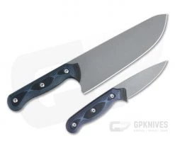 TOPS Knives Dicer 8-3 Chef's & Paring Kitchen Knife Combo S35VN Blue Black G10 Micarta DCR-83 -Kitchen Knives Sales Store dcr 83 3 1