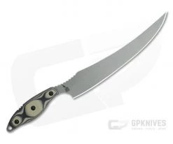 TOPS Knives Filet Knife Tumbled 154CM Tan/Black SureTouch G10 Fixed Blade -Kitchen Knives Sales Store fil 01 3