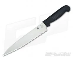 Spyderco Utility Kitchen Knife 6" SpyderEdge Black