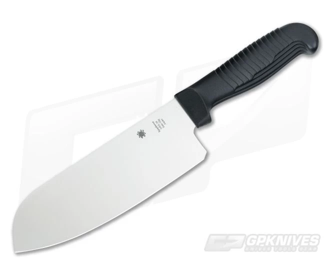Spyderco Santoku Kitchen Knife 6 7/8" Plain Edge 1 Spyderco Santoku Kitchen Knife 6 7/8" Plain Edge
