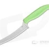 Spyderco Blunt Tip Z-Cut Green Serrated Edge Kitchen Knife K13SGN