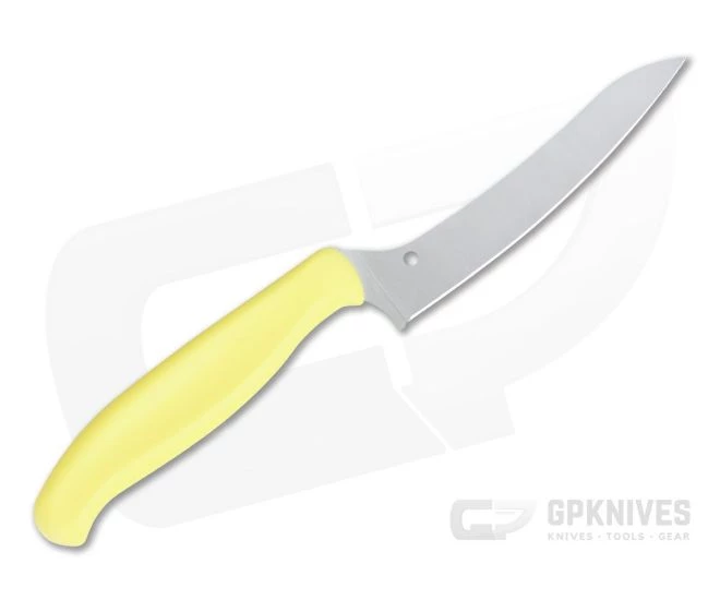 Spyderco Pointed Z-Cut Yellow Plain Edge Kitchen Knife K14PYL 2 Spyderco Pointed Z-Cut Yellow Plain Edge Kitchen Knife K14PYL - Image 2