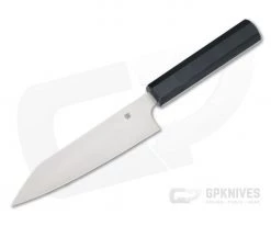 Spyderco Carter Wakiita Funayuki BD1N Black G10 Kitchen Knife K16GP