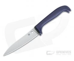 Spyderco Counter Puppy Purple Plain Edge Kitchen Knife K20PPR