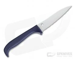 Spyderco Counter Puppy Purple Serrated Edge Kitchen Knife K20SPR -Kitchen Knives Sales Store k20spr 3