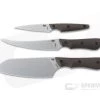 Smith & Sons Essential Kitchen Set AEB-L Burlap Micarta 3-Piece Fixed Blade Set