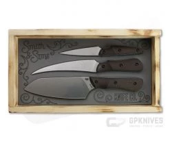 Smith & Sons Essential Kitchen Set AEB-L Burlap Micarta 3-Piece Fixed Blade Set -Kitchen Knives Sales Store ktchn brlp 3