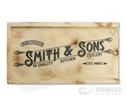 Smith & Sons Essential Kitchen Set AEB-L Burlap Micarta 3-Piece Fixed Blade Set -Kitchen Knives Sales Store ktchn brlp 4