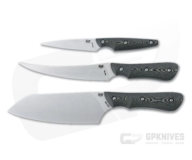 Smith & Sons Essential Kitchen Set AEB-L Ravina Richlite 3-Piece Fixed Blade Set 1 Smith & Sons Essential Kitchen Set AEB-L Ravina Richlite 3-Piece Fixed Blade Set