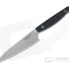 Bradford Knives Paring Knife Stonewashed AEB-L Micro Textured Black G10 Kitchen Knife