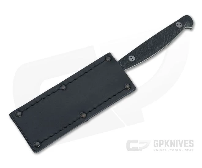 Bradford Knives Paring Knife Stonewashed AEB-L Micro Textured Black G10 Kitchen Knife 2 Bradford Knives Paring Knife Stonewashed AEB-L Micro Textured Black G10 Kitchen Knife - Image 2